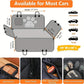 Universal Pet Seat Cover for Car Rear Seat, 100% Waterproof Dog Car Hammock with Visual Mesh Window and Side Zipper