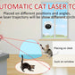 Automatic Rechargeable Cat Laser Toy: Interactive Motion-Activated Indoor Pet Toy with Slow & Fast Modes