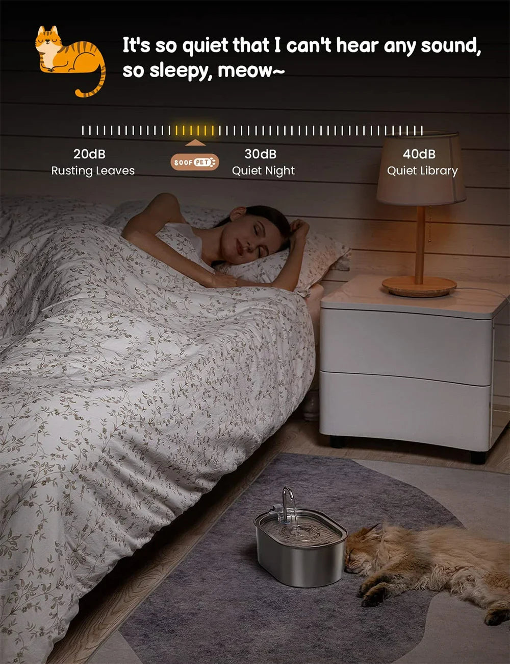 Smart Pet Drinking Fountain Automatic Water Dispenser For Cats And Dogs