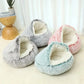 EMESA HOME Semi-Enclosed Plush Pet Nest – Cozy Shell Bed for Cats & Small Dogs, Ideal for Autumn & Winter